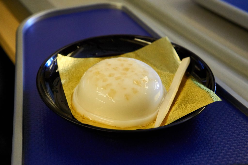 ANA First Class - Dessert - Pear flavoured mousse