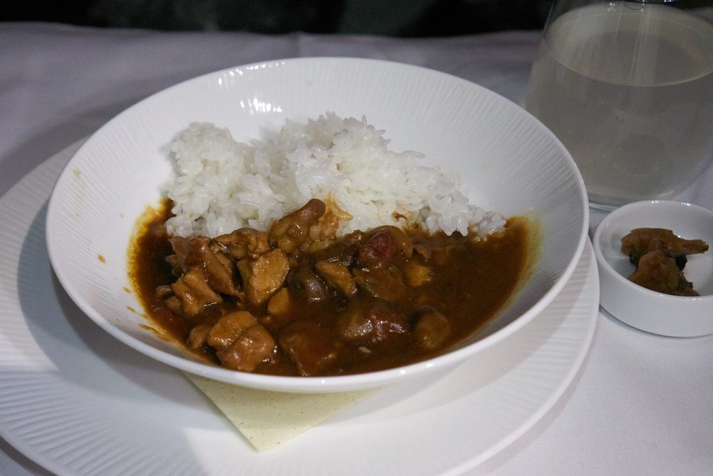 ANA First Class - ANA original curry